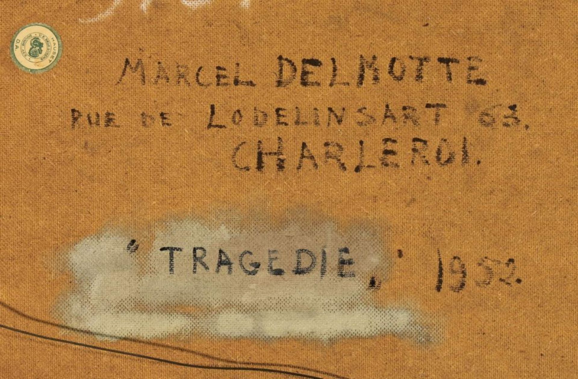 Reserve: 2500 EUR        Delmotte, Marcel (1901 Charleroi - 1984 Mont-sur-Marchienne, Schüler von - Image 10 of 10