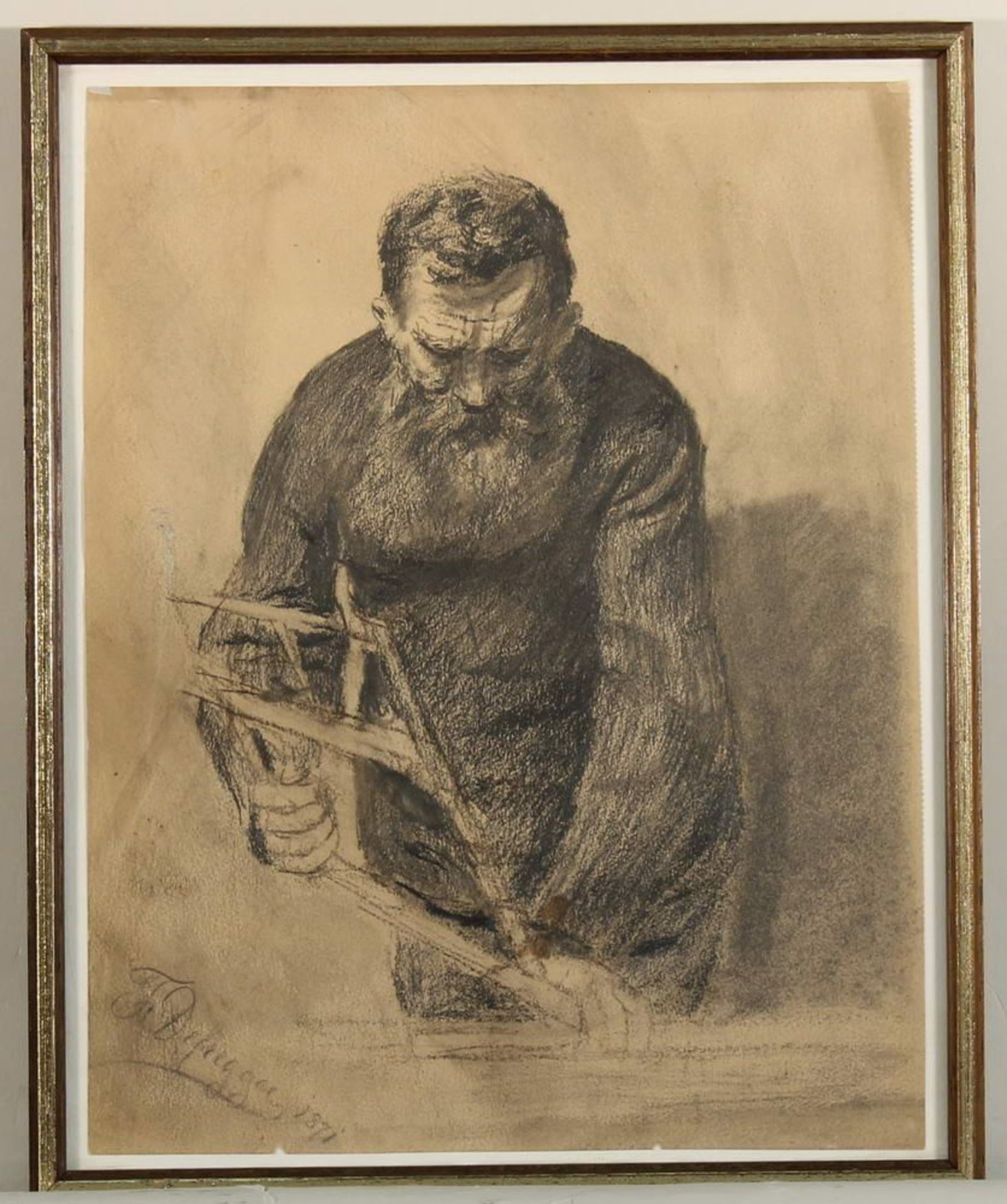 Reserve: 200 EUR        Defregger, Franz von (1835 Stronach - 1921 München, bedeutender Porträt-, - Image 5 of 6