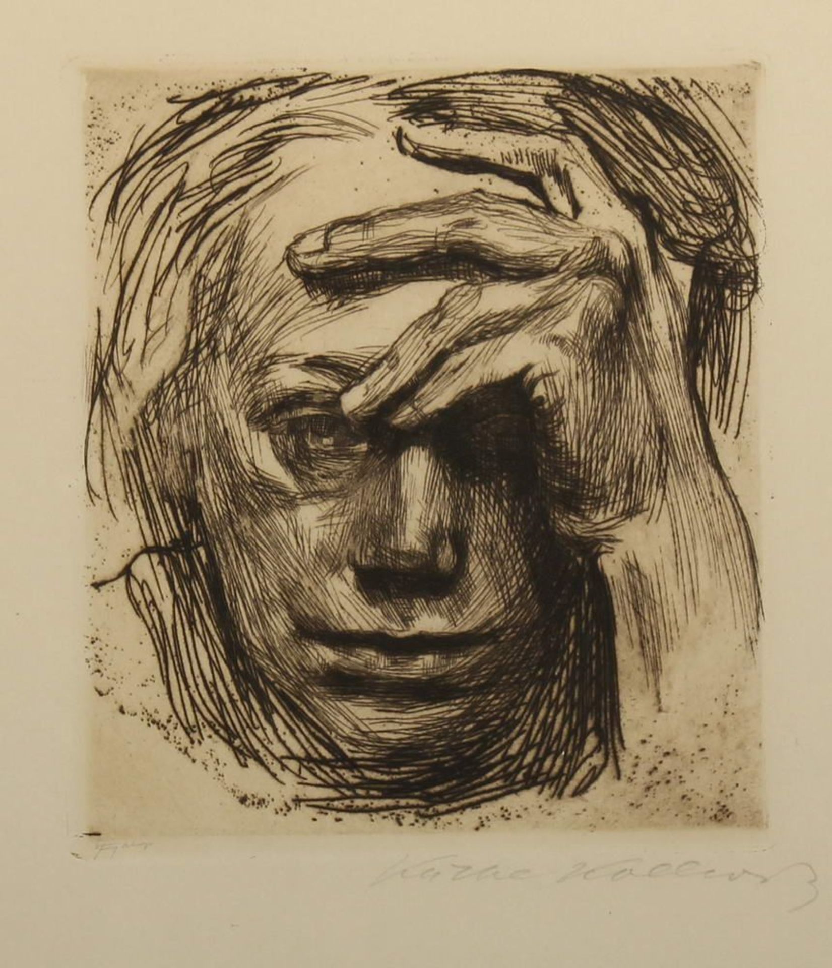 Reserve: 900 EUR        Kollwitz, Käthe (1867 Königsberg - 1945 Moritzburg, bedeutende deutsche