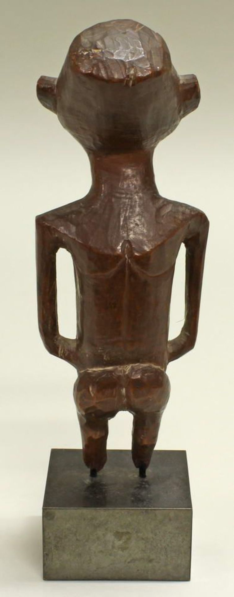 Reserve: 360 EUR        Bakongo-Figur, Afrika, Holz, authentisch, 21.5 cm hoch - Image 3 of 4