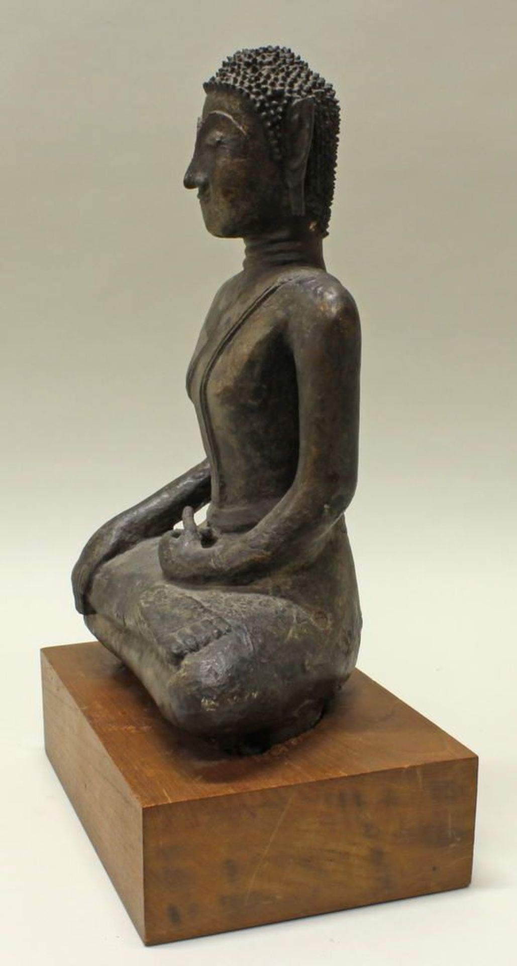 Reserve: 400 EUR        Buddha Maravijaya, Thailand, 16. Jh. oder später, Bronze, im - Image 3 of 6