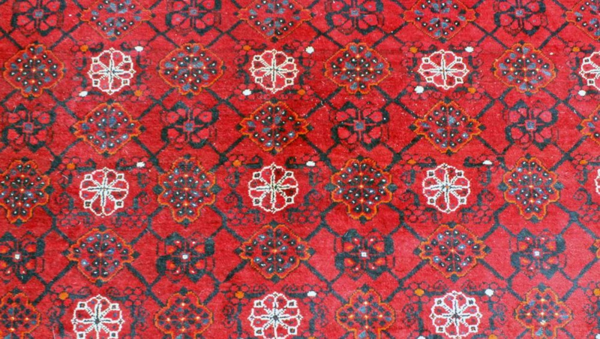 Reserve: 300 EUR        Afghan, älter, ca. 2.93 x 2.10 m - Image 3 of 8