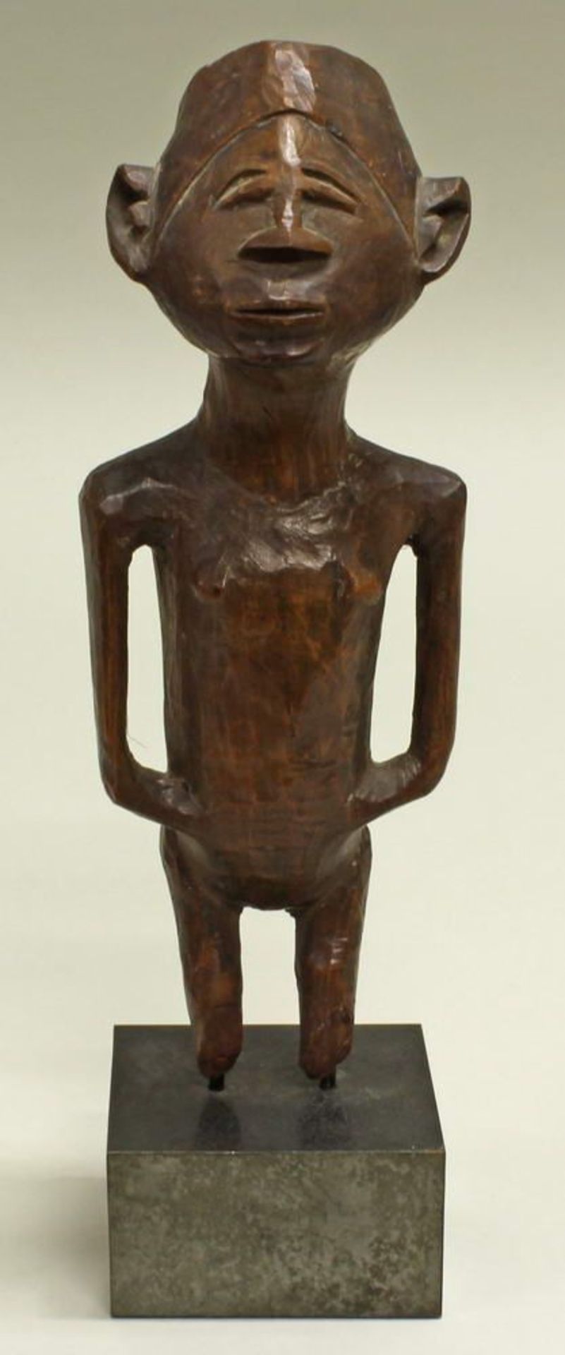 Reserve: 360 EUR        Bakongo-Figur, Afrika, Holz, authentisch, 21.5 cm hoch - Image 2 of 4