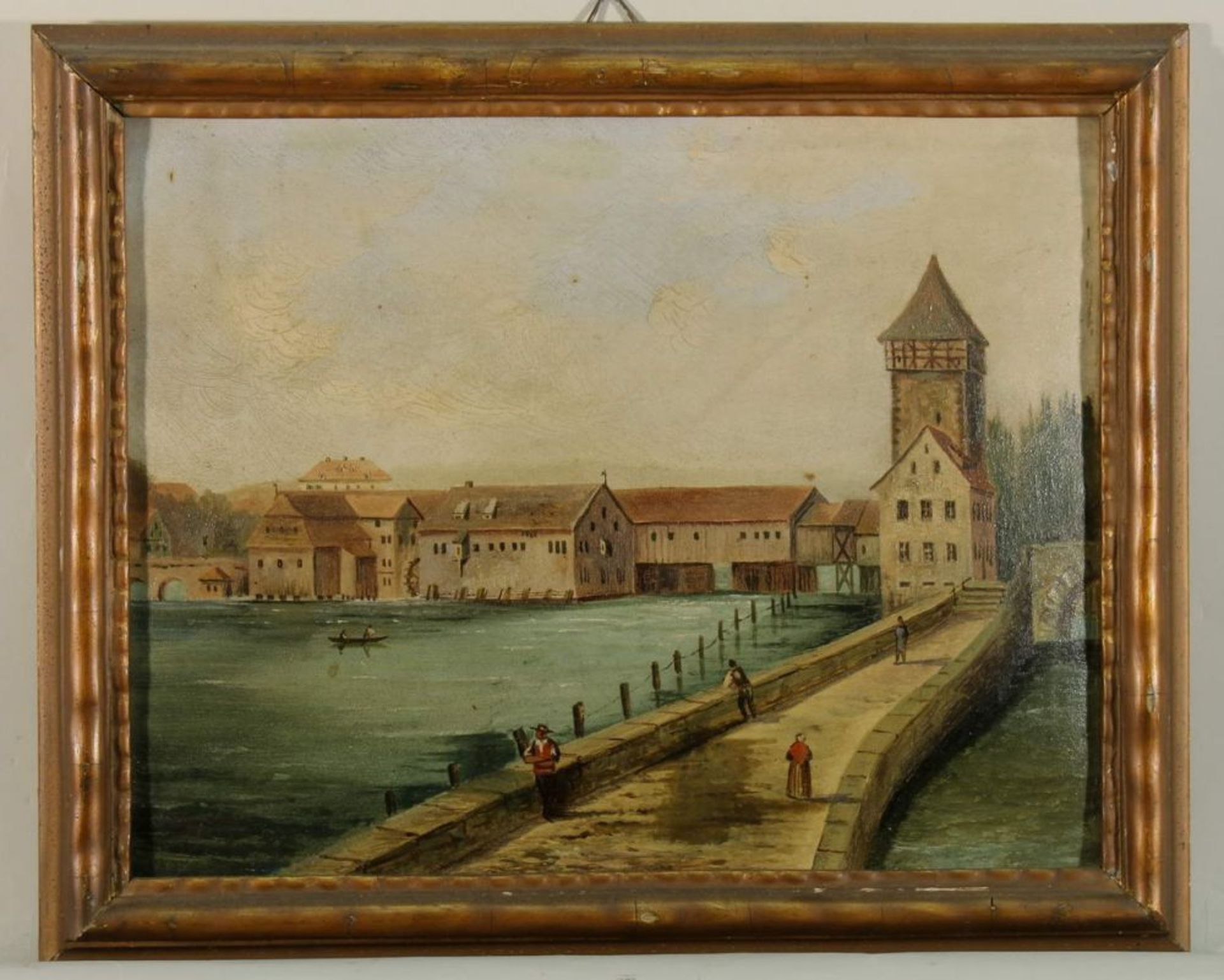 Reserve: 200 EUR        Ditz, Albert (1835 - 1911), womöglich, 4 kleine Gemälde, "Stadtmotive ( - Image 4 of 20