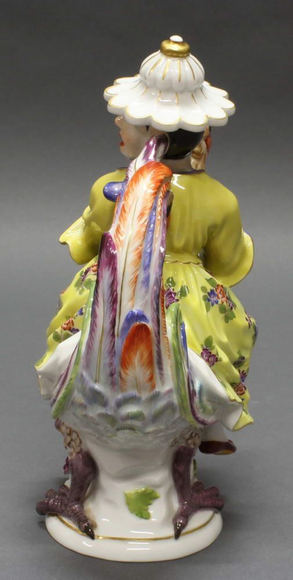 Reserve: 1600 EUR        Figurenkanne, "Hahnenreiter", Meissen, Schwertermarke, 1. Wahl, - Image 7 of 10