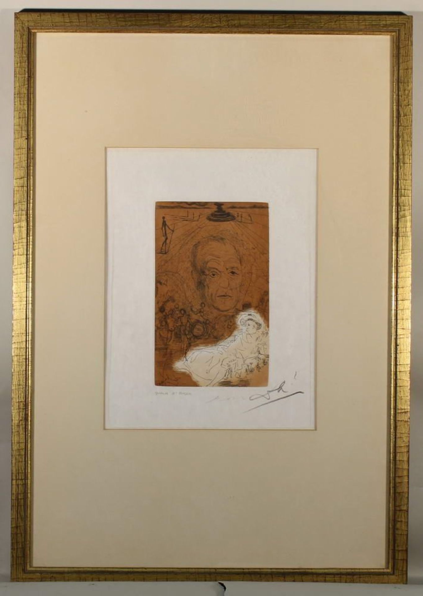 Reserve: 200 EUR        Dali, Salvador (1904 Figueres/Spanien - 1989 ebda.), Kaltnadelradierung, " - Image 4 of 6