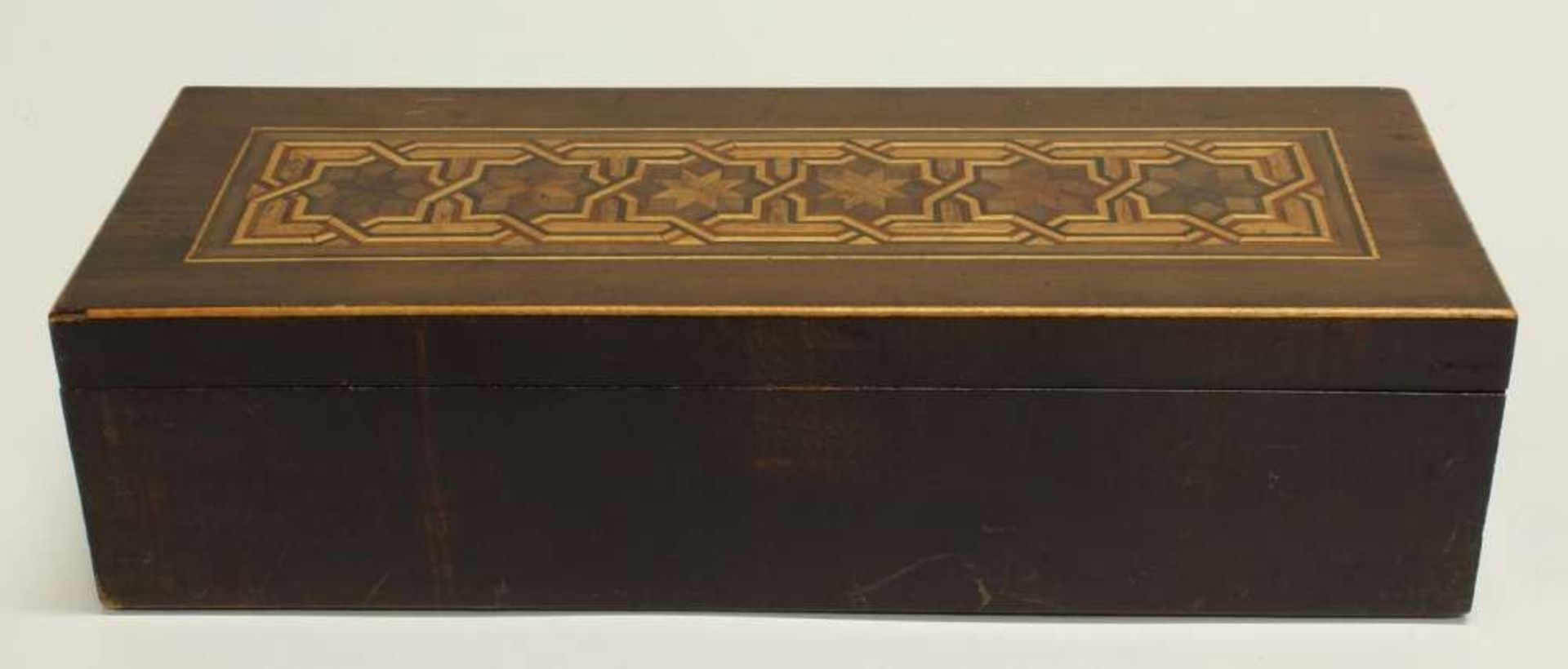 Reserve: 50 EUR        Dominospiel, Ende 19. Jh., Spielsteine aus Bein und ebonisiertem Holz, in - Image 2 of 4
