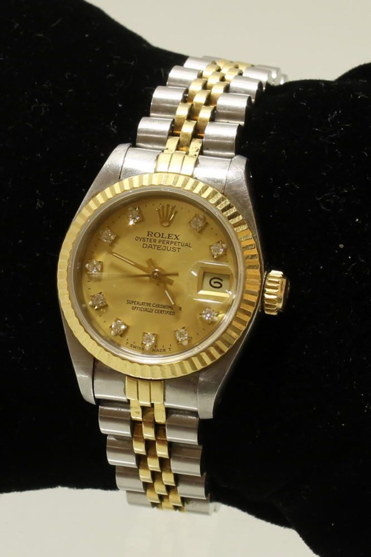 Reserve: 1000 EUR        Damenarmbanduhr, Rolex, Modell Oyster Perpetual Date Just, Automatikwerk, - Image 2 of 2