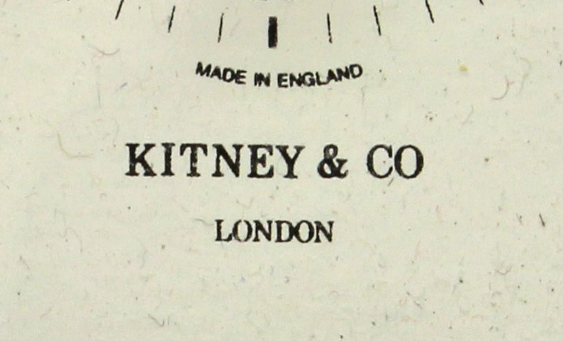 Reserve: 30 EUR        Tischuhr, Silber 925, London, 1990, Kitney & Co., Batteriewerk, 10 x 8 cm - Image 4 of 6
