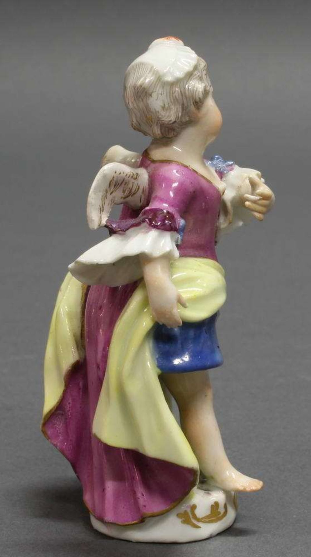 Reserve: 350 EUR        Porzellanfigur, "Amorette als Tänzerin", Meissen, um 1750/1760, ungemarkt, - Image 5 of 8