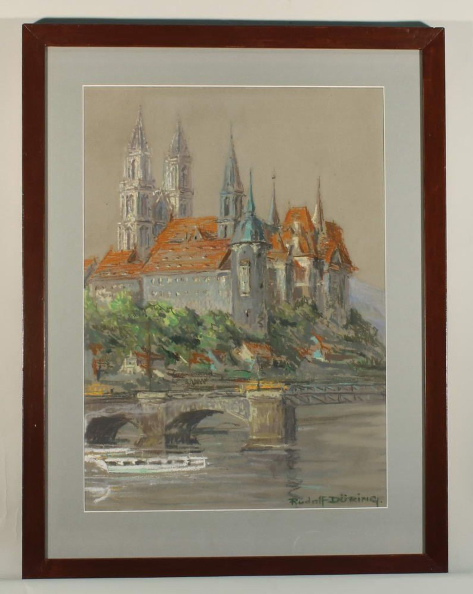 Reserve: 150 EUR        Döring, Rudolf (1888 Dresden - 1969 Salzburg), 2 Zeichnungen, Pastell, " - Image 3 of 8