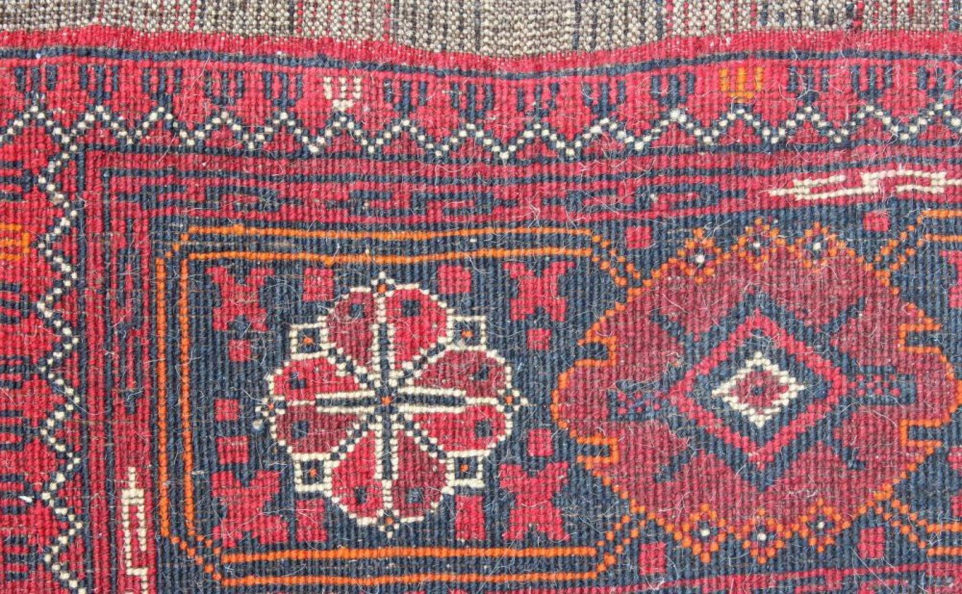 Reserve: 300 EUR        Afghan, älter, ca. 2.93 x 2.10 m - Image 8 of 8