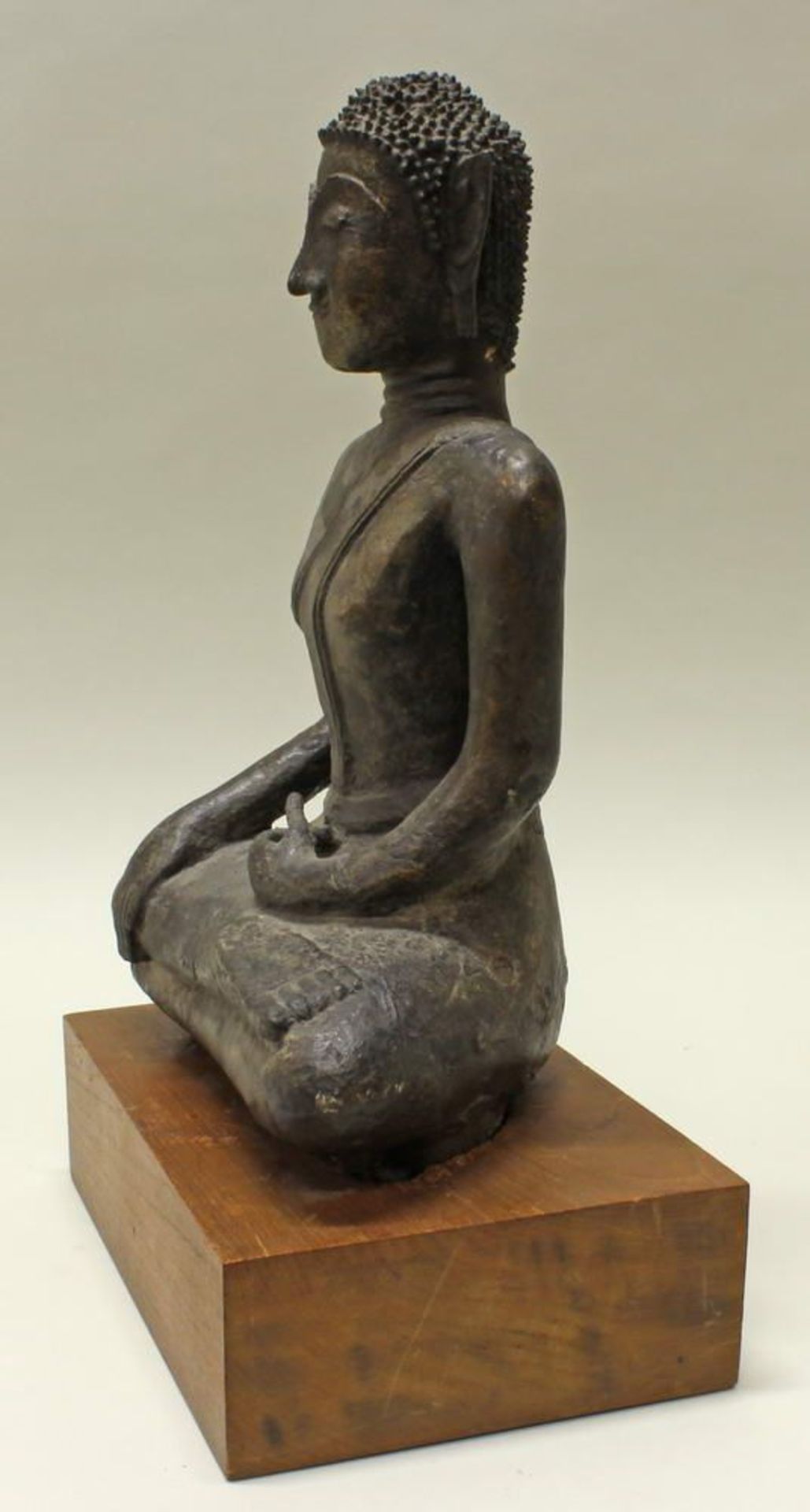 Reserve: 400 EUR        Buddha Maravijaya, Thailand, 16. Jh. oder später, Bronze, im - Image 4 of 6