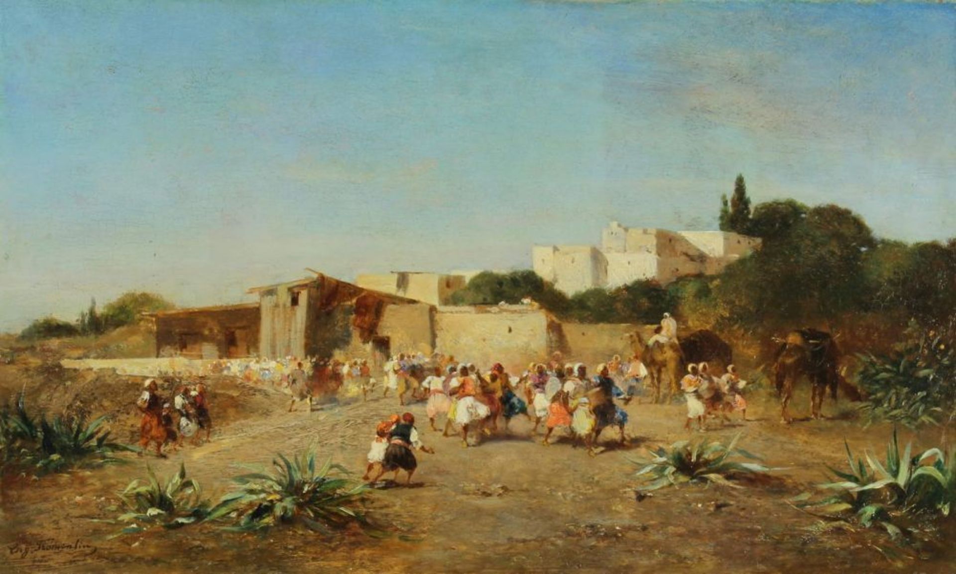 Reserve: 3000 EUR        Fromentin, Eugène (1820 La Rochelle - 1876 Saint-Maurice, Schüler von