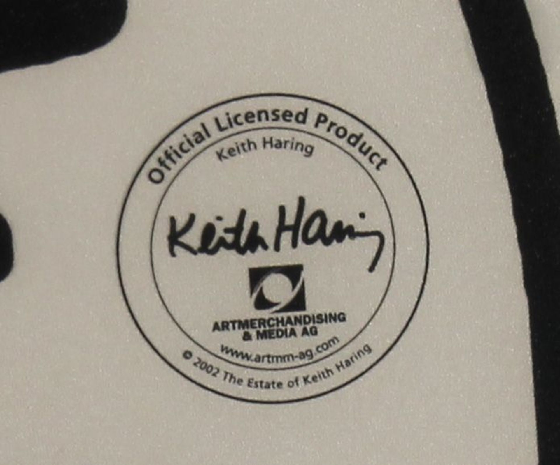 Reserve: 60 EUR        Haring, Keith (1958 Kutztown - 1990 New York), Foliendruck, "Dancing Red - Image 6 of 6