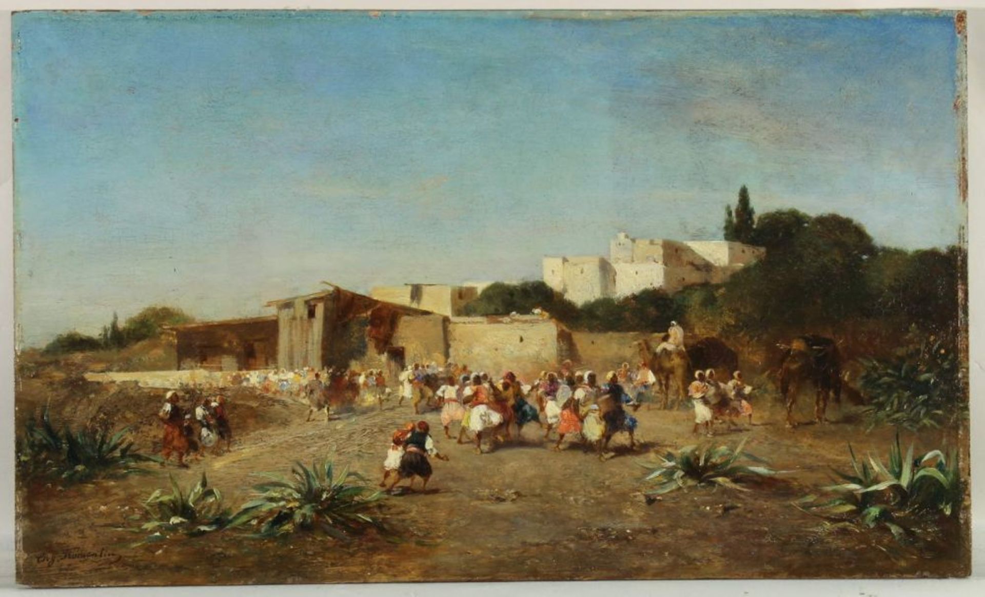 Reserve: 3000 EUR        Fromentin, Eugène (1820 La Rochelle - 1876 Saint-Maurice, Schüler von - Image 5 of 12