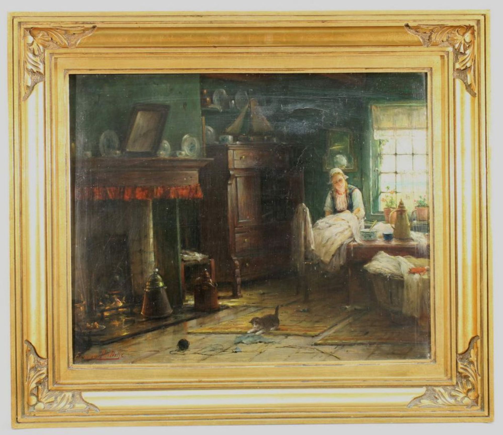 Reserve: 2500 EUR        Portielje, Edward Antoon (1861 Antwerpen - 1949 ebda., Schüler von - Image 4 of 8