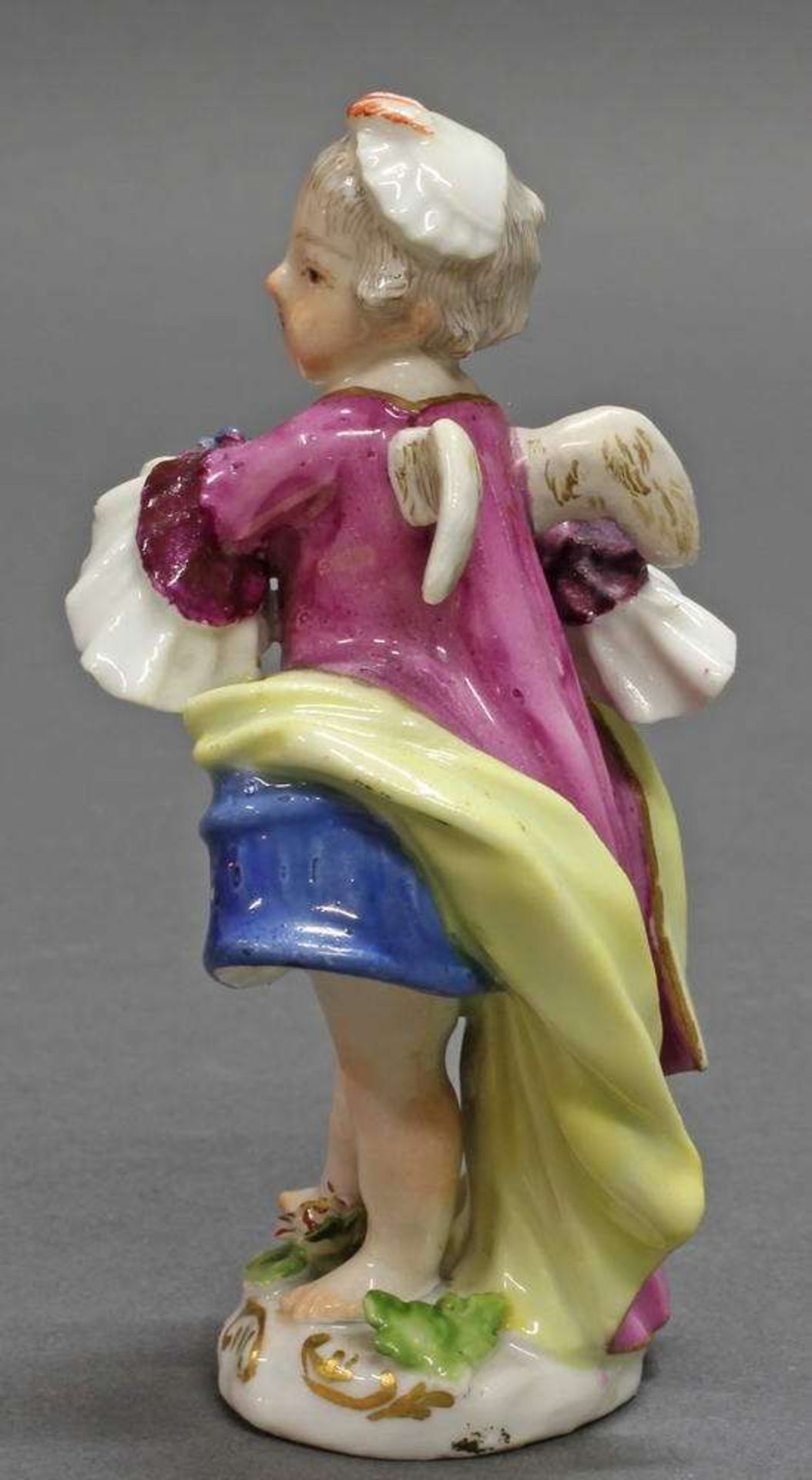 Reserve: 350 EUR        Porzellanfigur, "Amorette als Tänzerin", Meissen, um 1750/1760, ungemarkt, - Image 4 of 8