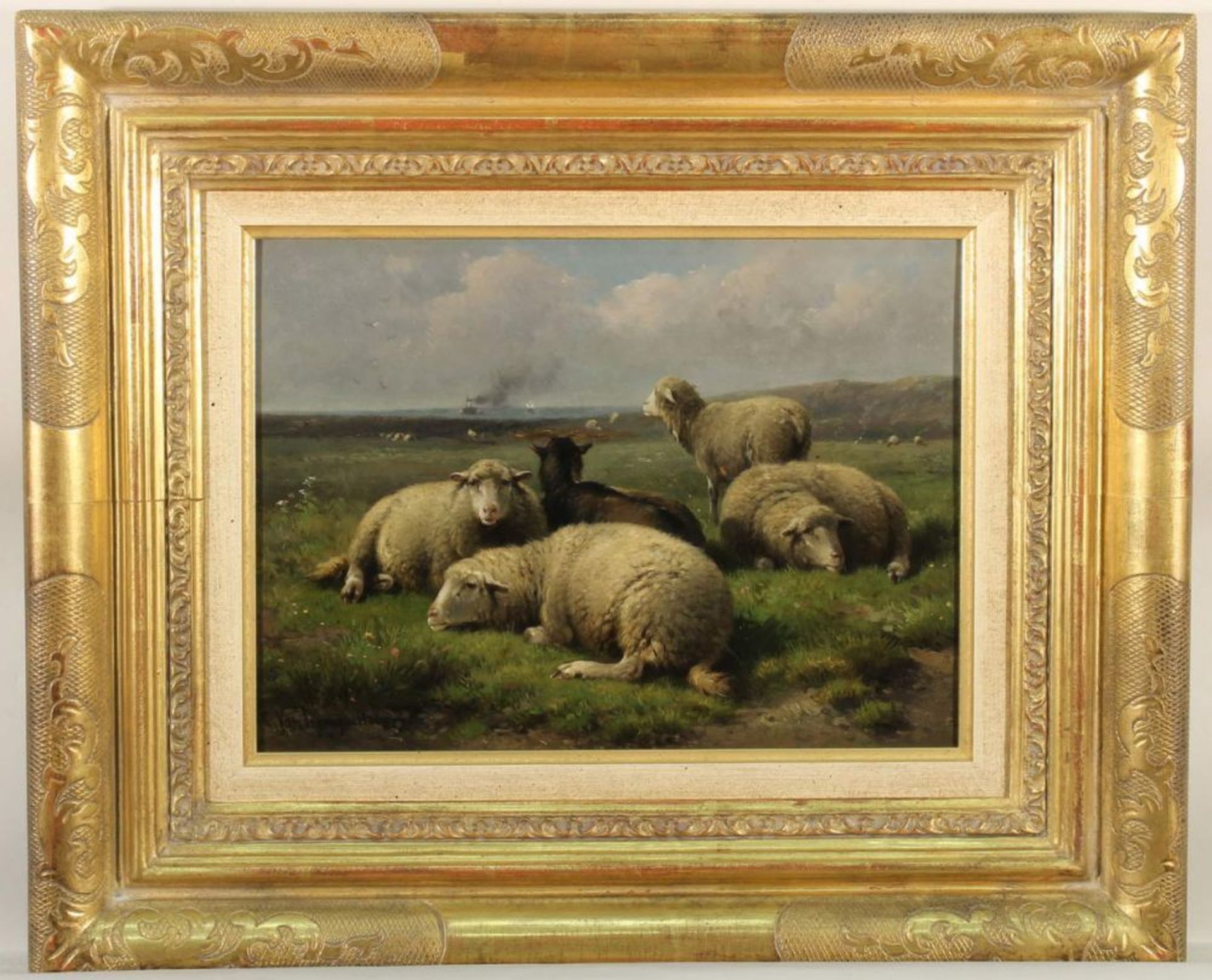 Reserve: 400 EUR        Leemputten, Cornelis van (1841 Werchter - 1902 Schaerbeek, belgischer - Image 3 of 8