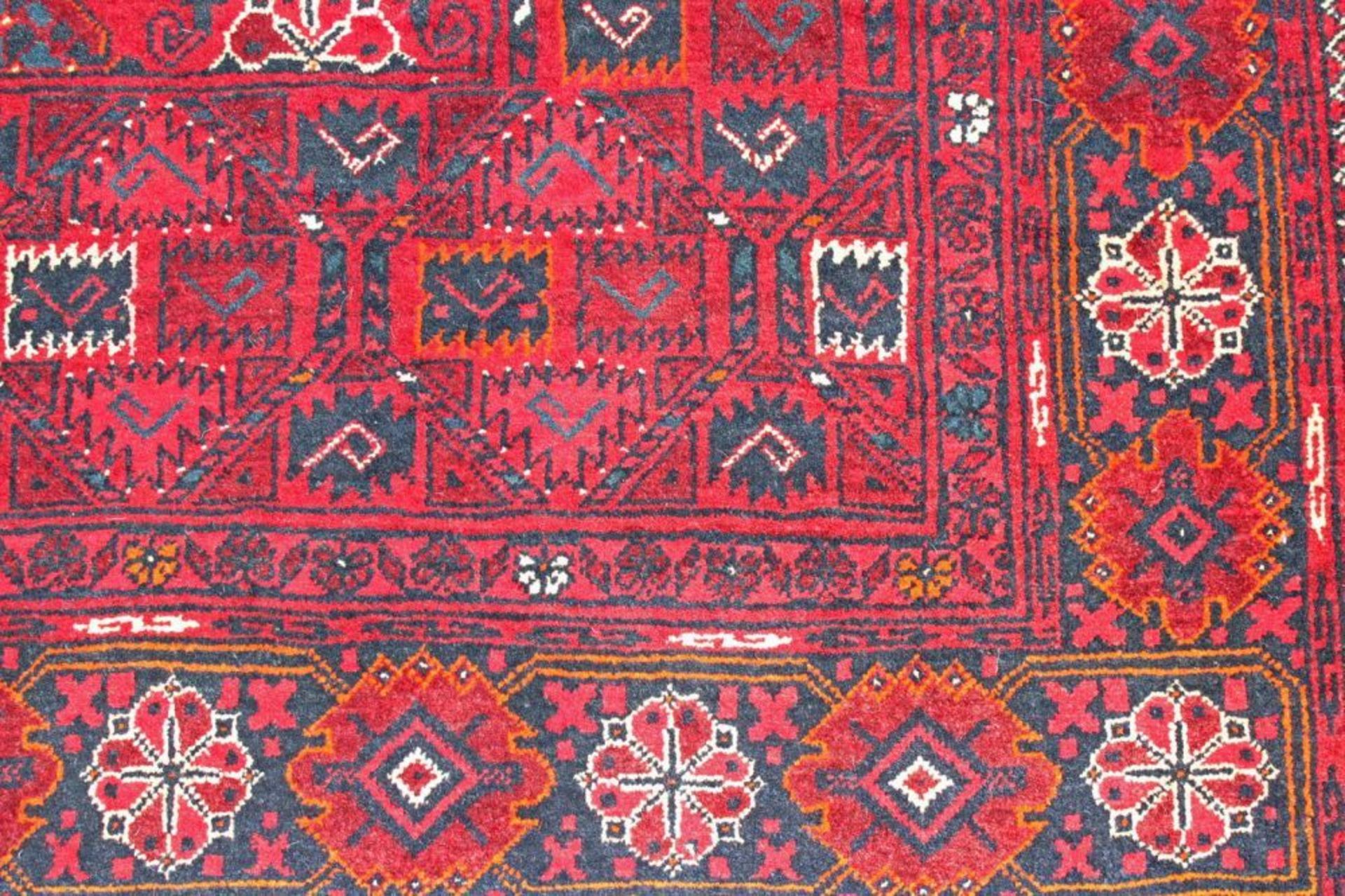 Reserve: 300 EUR        Afghan, älter, ca. 2.93 x 2.10 m - Image 5 of 8