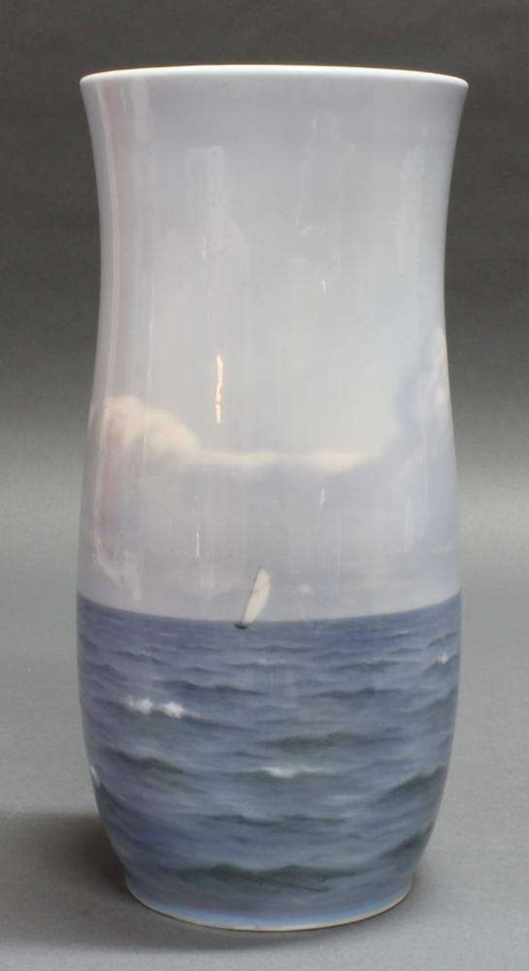 Reserve: 60 EUR        Vase, "Segelboot", Royal Kopenhagen, polychrom, 27.5 cm hoch - Image 3 of 6