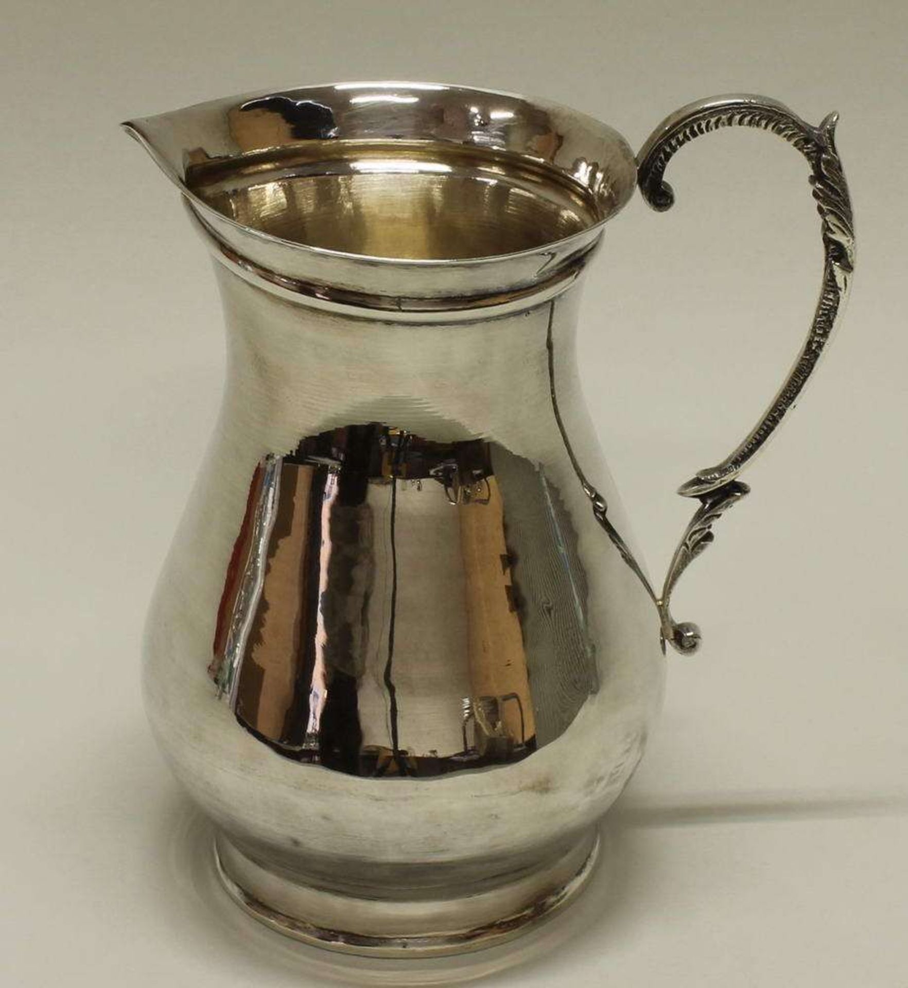 Reserve: 300 EUR        Krug, Silber, Ägypten, gebaucht, 22 cm hoch, ca. 720 g, leicht gedellt - Image 2 of 2