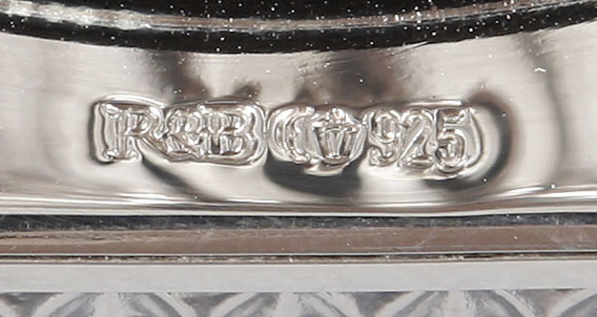 Paar Empire-Leuchter 925er Silber, Robbe & Berking, 20.Jh. Auf Quadratstand (gewichtet) der - Bild 2 aus 2