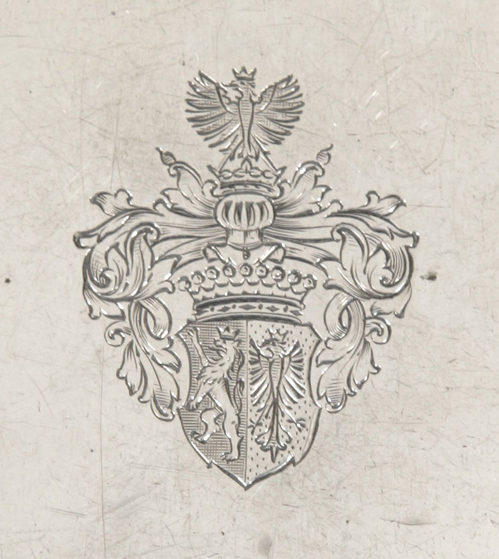 Kl. Etui 900er Silber/Email, Deutschland/Österreich, um 1900/Anf.20.Jh. Scharniertes Etui in - Bild 2 aus 5
