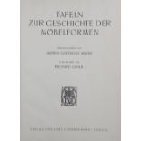 Alfred Gotthold Meyer und Richard Graul "Tafeln zur Geschichte der Möbelformen" Zwölf Lieferungen