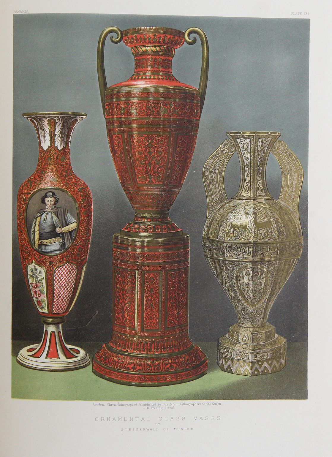 Masterpieces of Industrial Art and Sculpture at the International Exhibition 1862 Three volumes with - Image 3 of 5