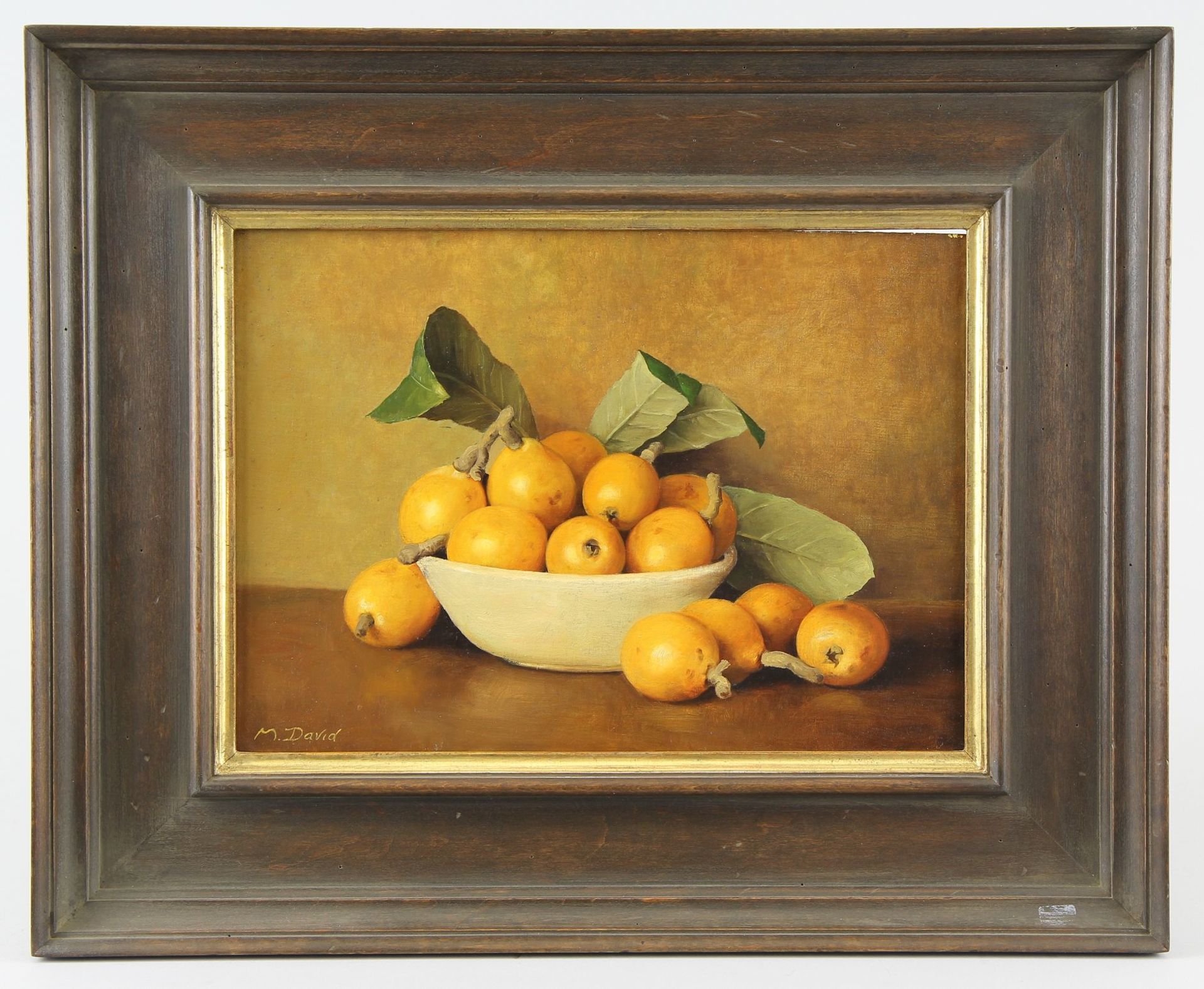 David, Maria (Italian painter of the 20th century Painting, oil on canvas on board, still life