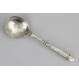 Spoon Engraved silver, l. 20 cm, weight 43 gr., probably Johann Georg Pfister Neisse/Silesia c.1745,