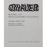 Brauer, Arik (*1929 Wien) "Phantastischer Realismus", 59 Seiten mit 9 signierten Radierungen auf