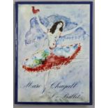 Chagall, Marc (Witebsk 1897 - 1985 St. Paul-de-Vence)  "Le Ballet", 155 pages with one original