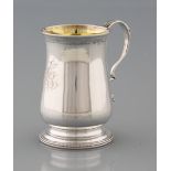 George III. Hester Bateman children´s mug Children´s mug, Sterlingsilver, fully hallmarked with