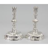 Pair of candlesticks 13 lot silver, fully hallmarked with town mark, probe mark and maker´s mark, h.