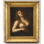 German painter of the 19th century Painting, oil on canvas, Saint Mary Magdalene after Guido Reni,