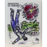 "Derriere le miroir" no. 147 "Marc Chagall" Folder with loose sheets, two lithographs in colors, one