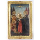 Italien painter of the 16th/17th century Painting, tempera and gold with chalk ground on thick