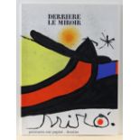 "Derriere le miroir" nos. 193/194 "Miro, Peintures sur papier, dessins" Folder with loose sheets,