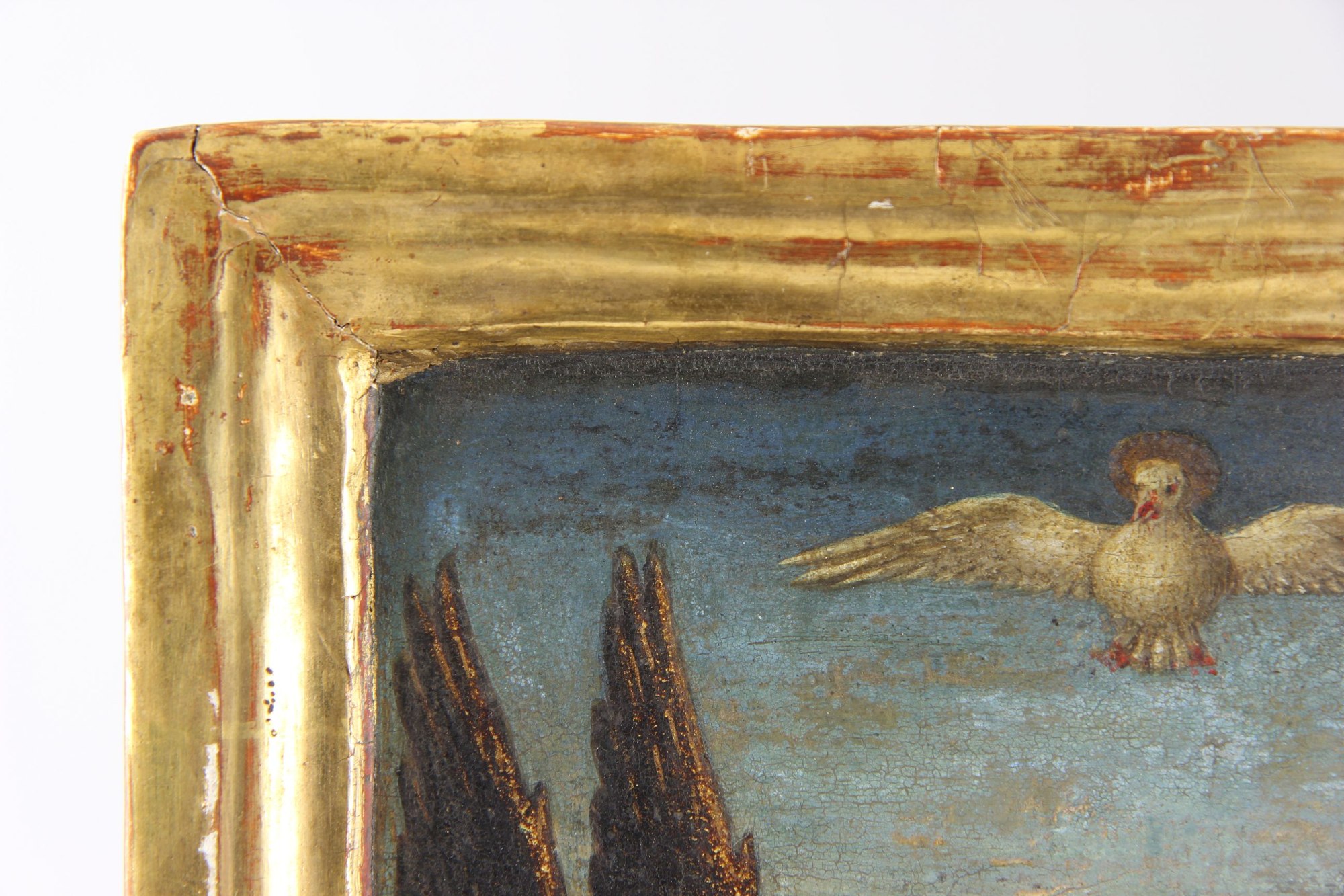 Italien painter of the 16th/17th century Painting, tempera and gold with chalk ground on thick - Image 5 of 9