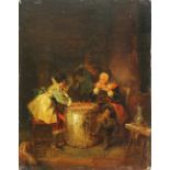 Gaisser, Jacob Emanuel (Augsburg 1825 - 1899 Munich) Painting, oil on canvas, two gentlemen