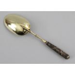 Spoon Gilded 13 lot silver and silver filigree, fully hallmarked with town mark, probe mark and