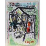 "Derriere le miroir" no. 182 "Marc Chagall" Folder with loose sheets, one double-size lithograph