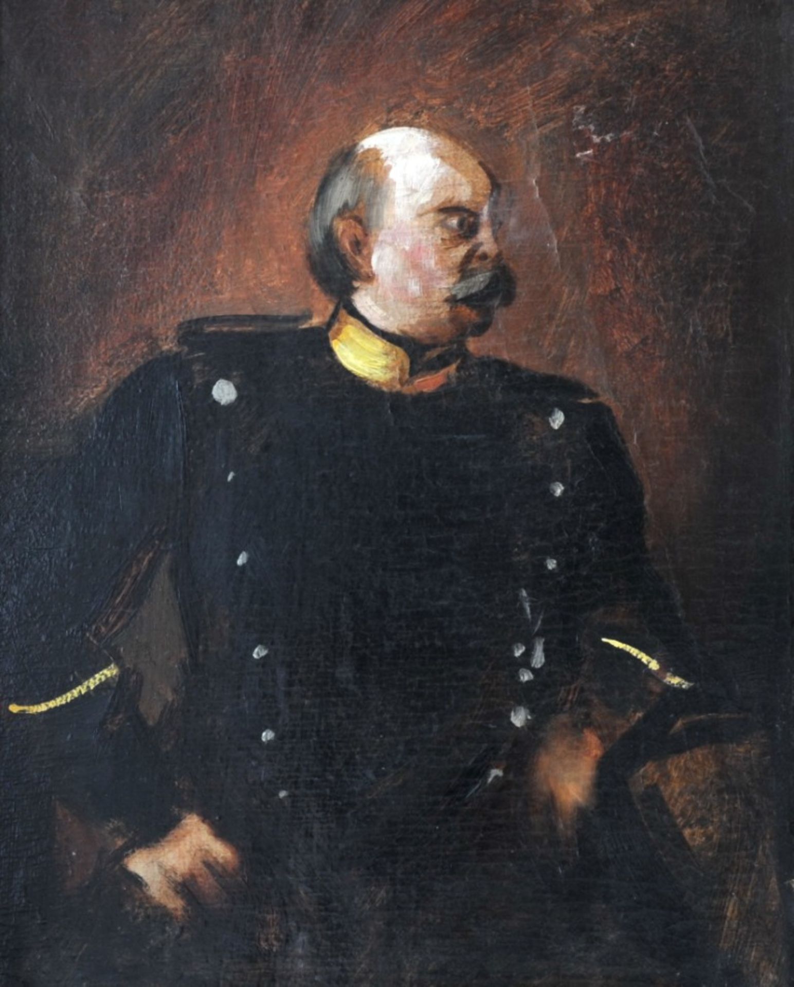 Franz von Lenbach                       (1836 - 1904, München),"Fürst Otto von Bismarck", Öl auf
