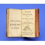 "Die Heilige Schrift",von Salomon und Sirachs Sohn, Augsburg 1780, mit Anmerkungen durch Ignaz