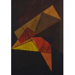 Russische Künstler des 20. Jh.Abstrakte Komposition, Öl auf Leinwand, 60 cm x 42 cm, rückseitig 23