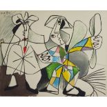 Pablo Picasso (1881 Malága - 1973 Mougins)Blatt aus dem Mappenwerk Au Baiser d'Avignon mit