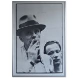 Joseph Beuys (1921 Krefeld - 1986 Düsseldorf) (F)Für Blinky, Siebdruck, 85 cm x 60 cm, oben mittig