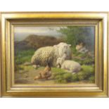 VAN SLUYS, THEO (eigentlich EUGENE REMY MAES, 1849-1931), Gemälde: "Weite Landschaft mit ruhendem